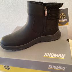 Khombu Womens Black Boots 