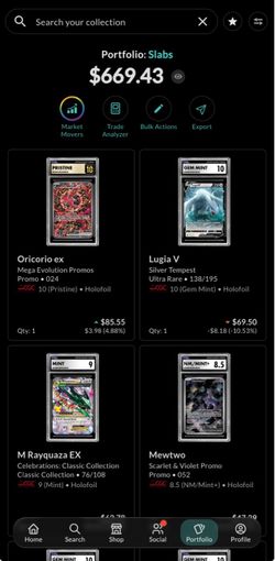 Pokemon Slab Lot