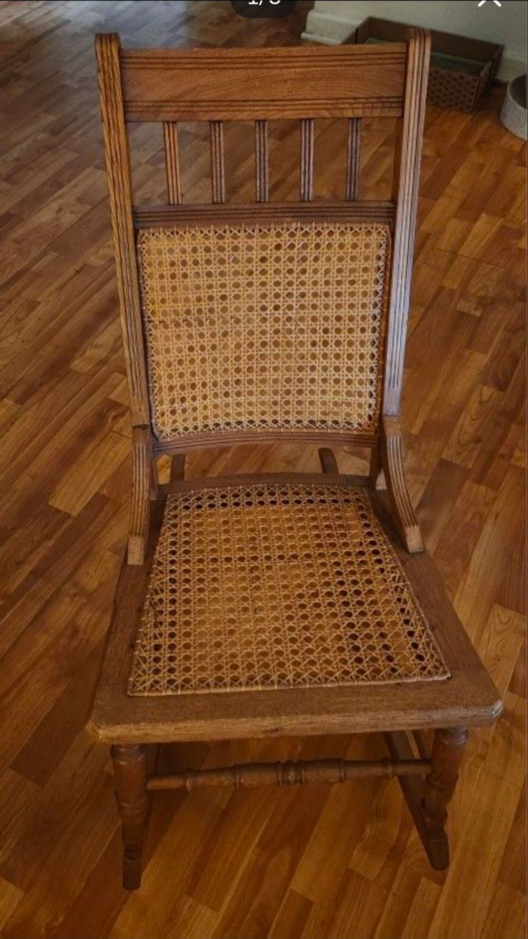 Wicker Rocking Chair (Vintage)