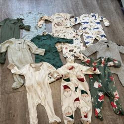 0–3 Month Baby Sleeper Bundle – Mostly New Carter’s – $60 OBO
