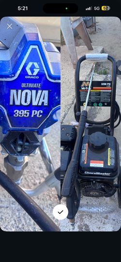 Sprayer and power washer