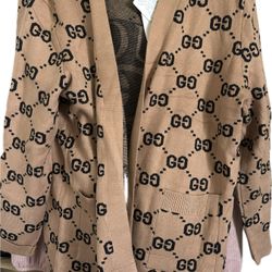 Brown Fashion Cardigan 