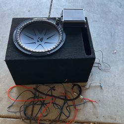 15” Competition Kicker Subwoofer