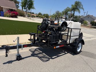 Pressure washer trailer