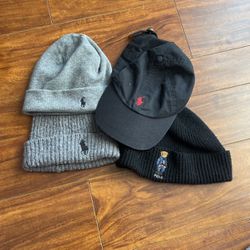 Polo Beanie/Hat 4 Pack 