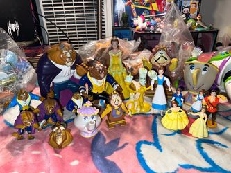 Disney Beauty and the Beast Figure Collection Lot