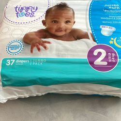 Tippy Toes Diapers Size 2