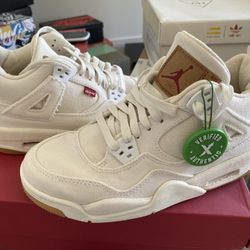 Size 5Y - Air Jordan 4 Retro Levi’s NRG BG