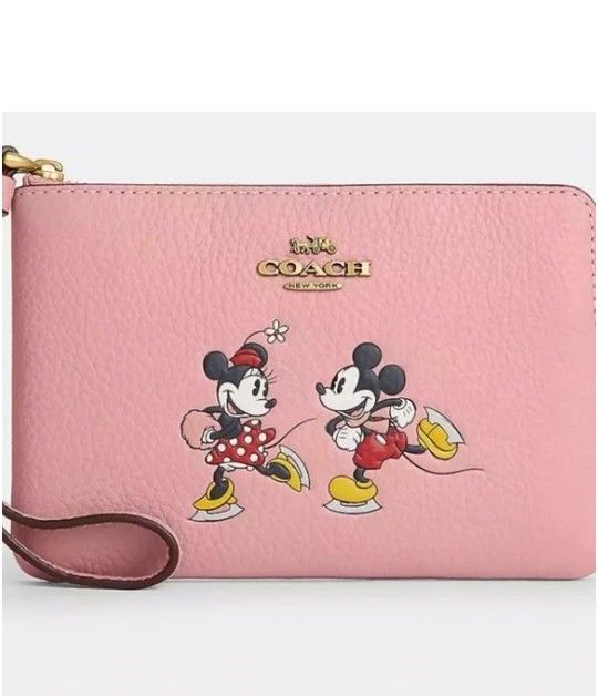 Mickey And Minnie Coach Wristlet