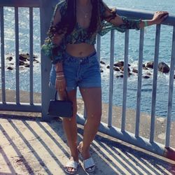 Green Summer Top (PRETTY LITTLE THING)