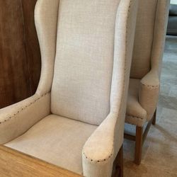 Restoration hardware French Wingback Chair $1100 ea.