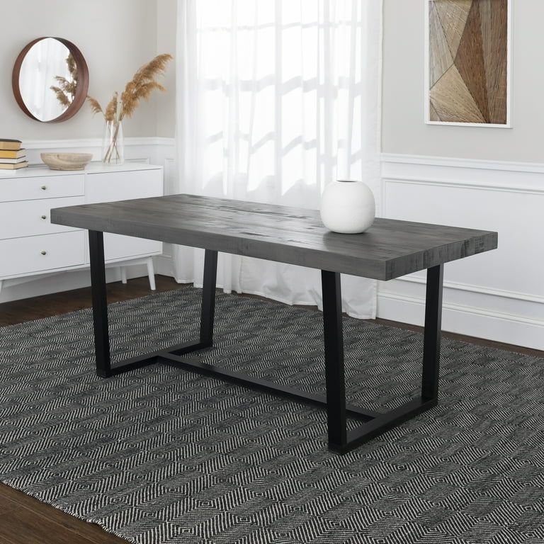 72” AllModern Dining Table Grey Wood