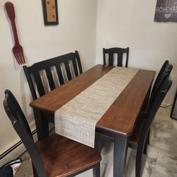 Wood Kitchen Table Set