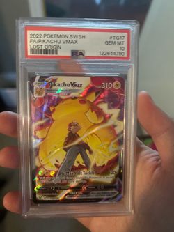 Psa 10 Pikachu vmax pokemon card