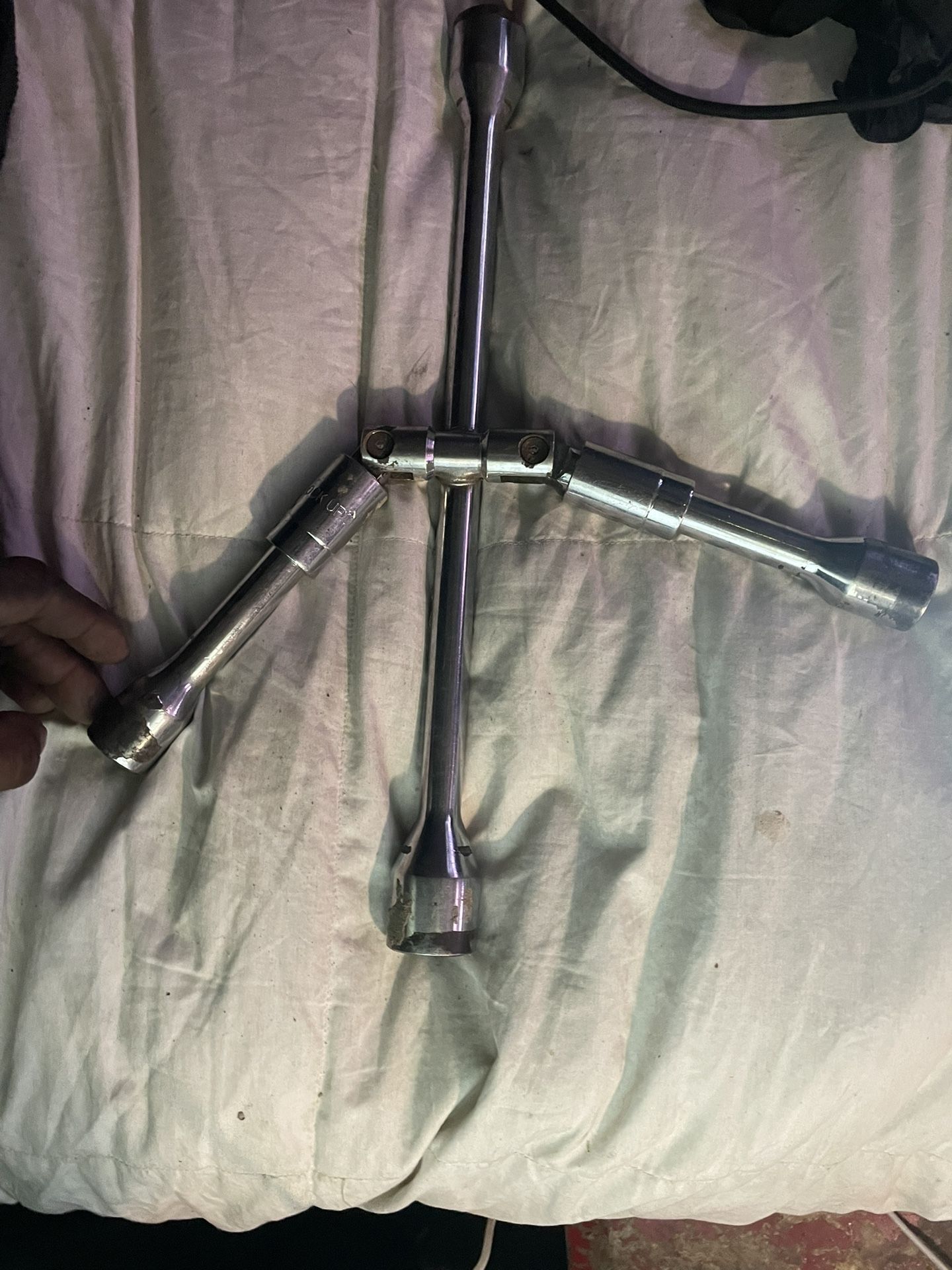 Universal Tire Wrench And Wheel Choks