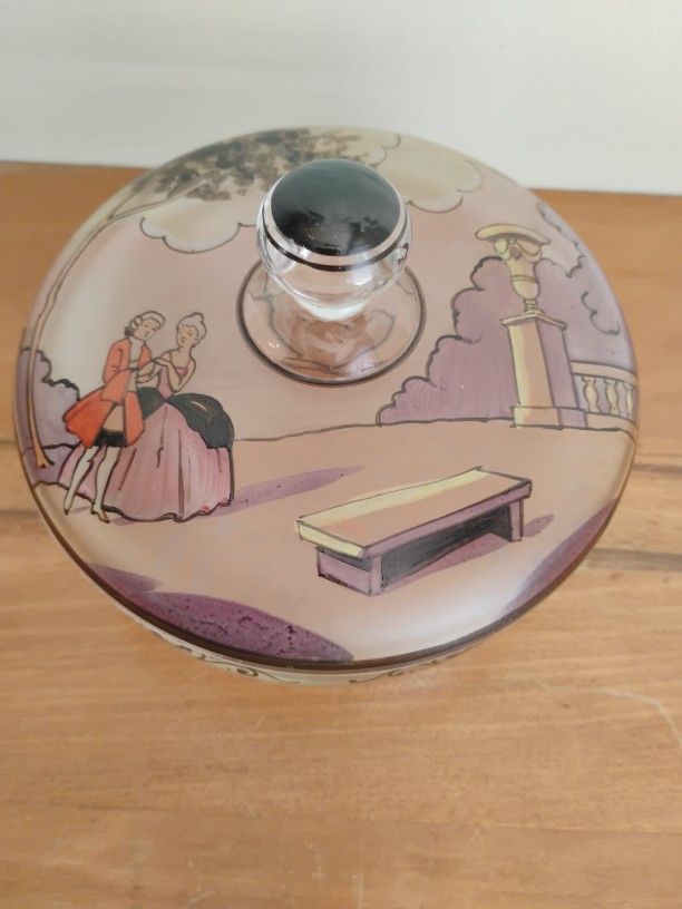 VINTAGE VANITY DISH (Courting Couple)