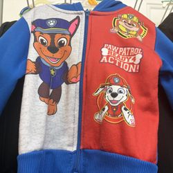 Paw Patrol Jacket. Size 3T
