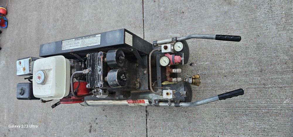 Gas Powered Air Compressor