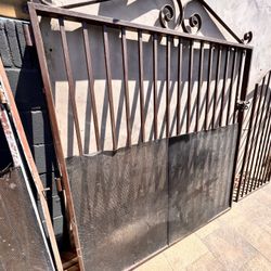 Iron Patio Door