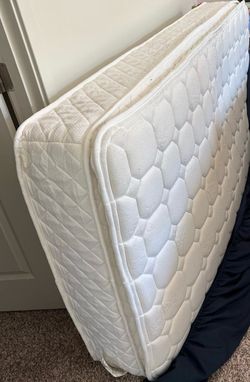 White Quilted Mattress - Twin