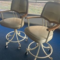 Rolling Bar Stools