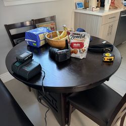 Extendable Dining Table with Storage