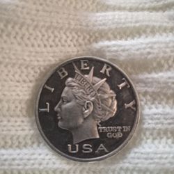 2003 NORFED Liberty Proof Collector Coin 2X 1 Troy Oz .999 Fine Silver Rounds!