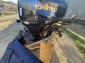 Tohatsu 20hp Pull Start Motor Comes With Free Boat