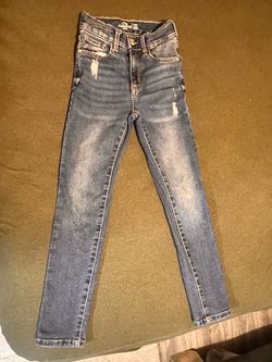 Jordache Skinny Distressed Dark Wash Jeans