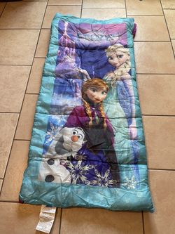 ELSA AND ANNA DISNEY FROZEN CAMPING SLEEPING BAG