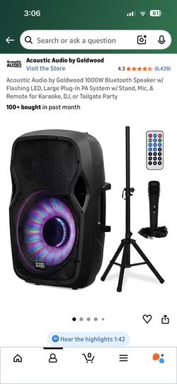 Bluetooth LED Speaker Set