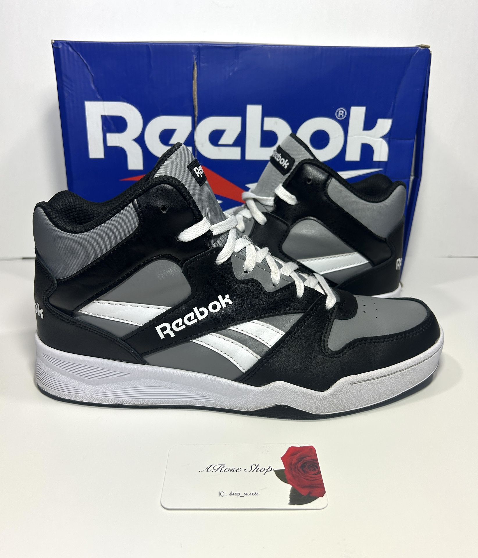 Reebok Royal BB4500 High 2 'Black Grey' Shoes Size: 11 M