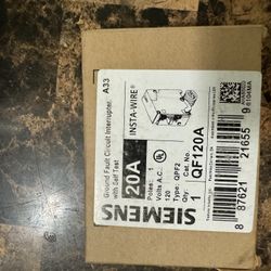 Siemens 20A Ground Fault Interrupter 