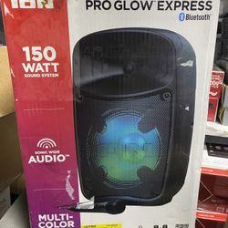 ION Audio Pro Glow Express | High-power Bluetooth-enabled speaker system with premium wide sound and lights
