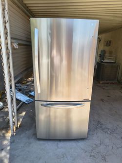 LG Refrigerator stainless steel 2 door