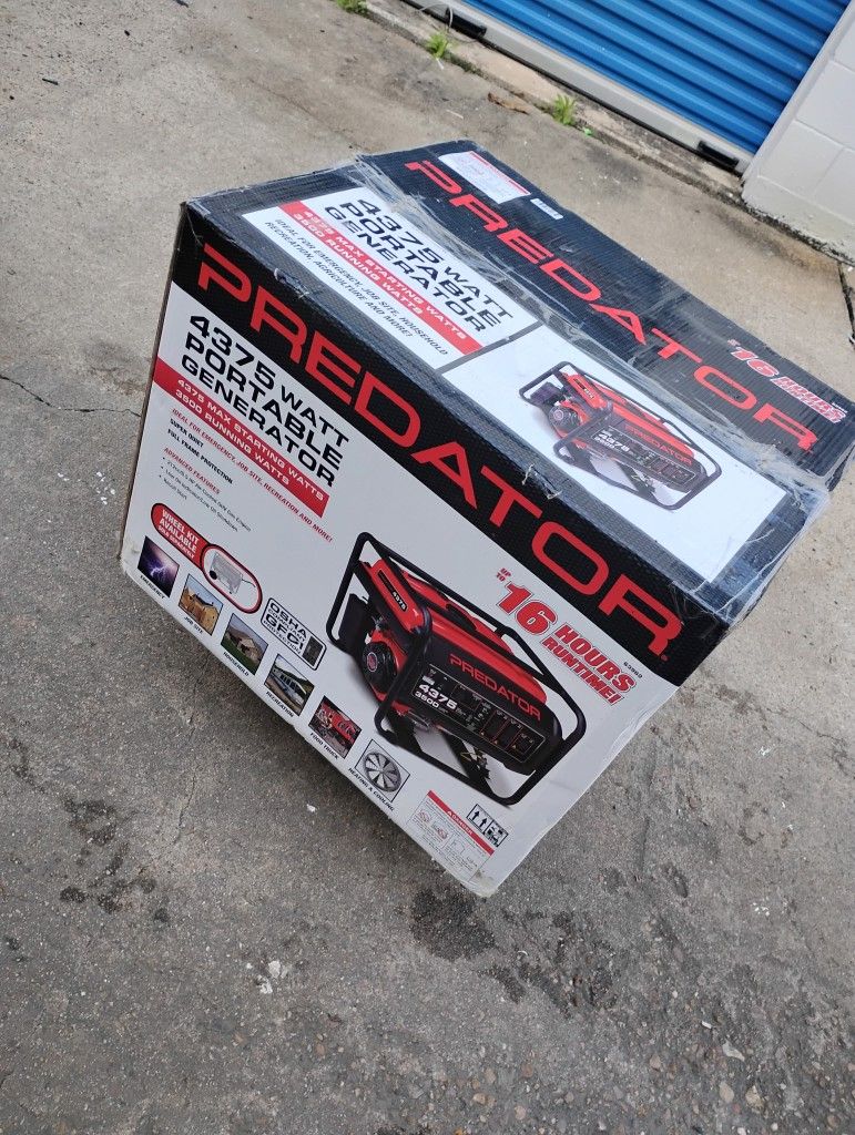 Predator Generator 4375 watt for Sale in Houston, TX - OfferUp