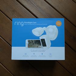 Ring Floodlight Cam Outdoor Motion-Activated Security Camera and Floodlight — NEW (tag Amazon, Apple iOS, iPhone, iPad, PS5, Series X)