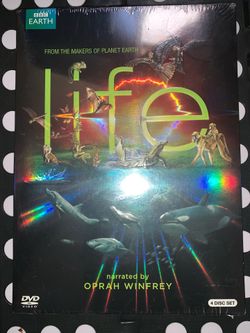 BBC Earth Life DVD 4 Disc Set New Sealed Oprah Winfrey Planet Earth Documentary