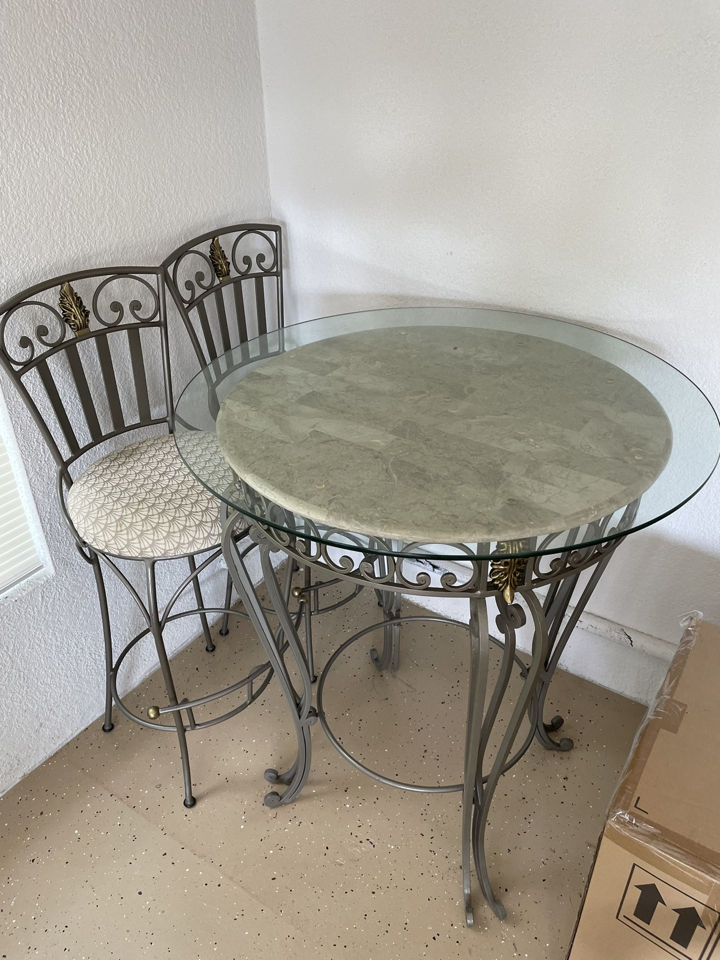 Bistro Set- Solid & Heavy