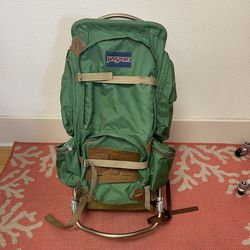 Vintage Jansport Hiking Backpack External Frame - Hip Wings Made In USA