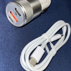 50% OFF! $15 Car iPhone Charger & Cable 