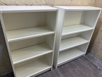 Pair Of White Office Storage - Adjustable Shelves Office Storage - Local Delivery for a Fee  - See My Items😃