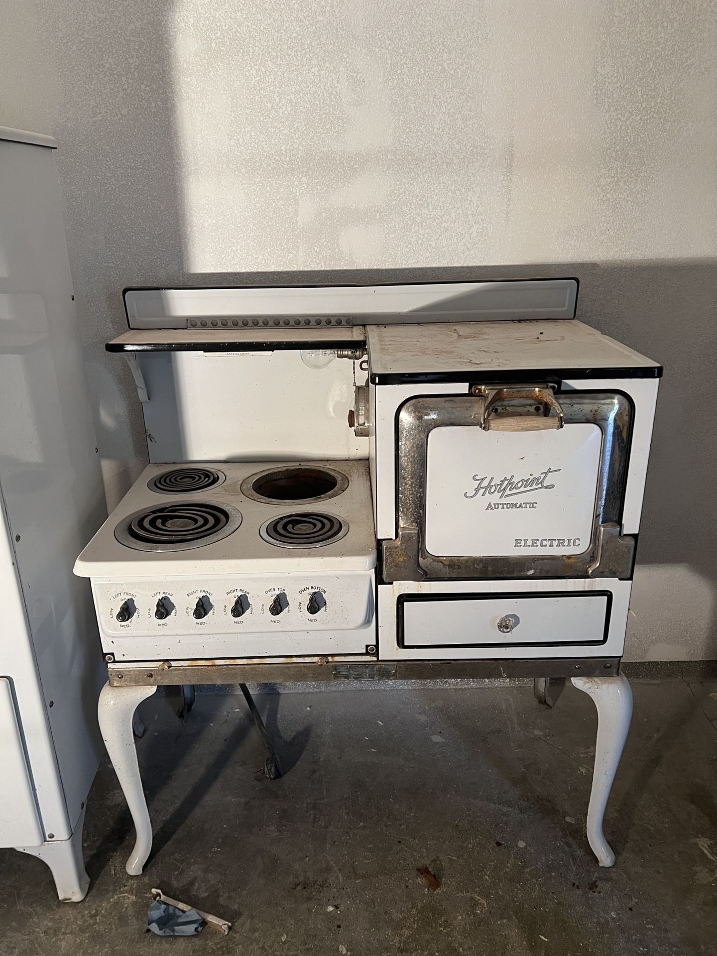 Antique HotPoint, Electric Stove, And Oven