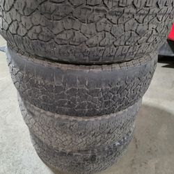 4 Goodyear Wrangler 275 60 20 