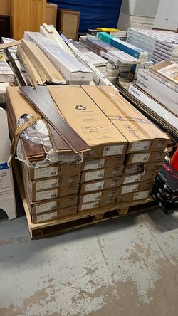 (In store) dark brown Cali bamboo flooring