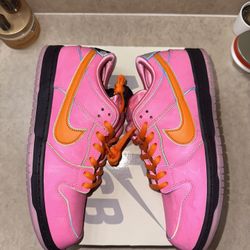 Powerpuff Girls Nike Sb Dunk “blossom” Size 11