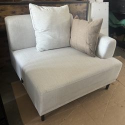 New Mid-Century Modern Fabric Couch Sofa(only Half)