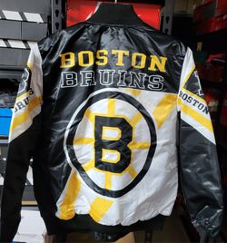 *NEW* NHL Boston Bruins Pro Standard Hockey Jacket Premium Lining Size Men’s XL