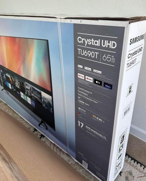 Samsung 65" Class TU690T Crystal UHD 4K Smart TV new in box