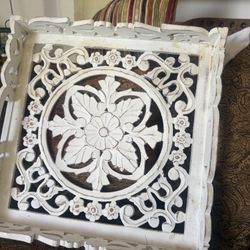 Large Wooden Tray Or Wall Art